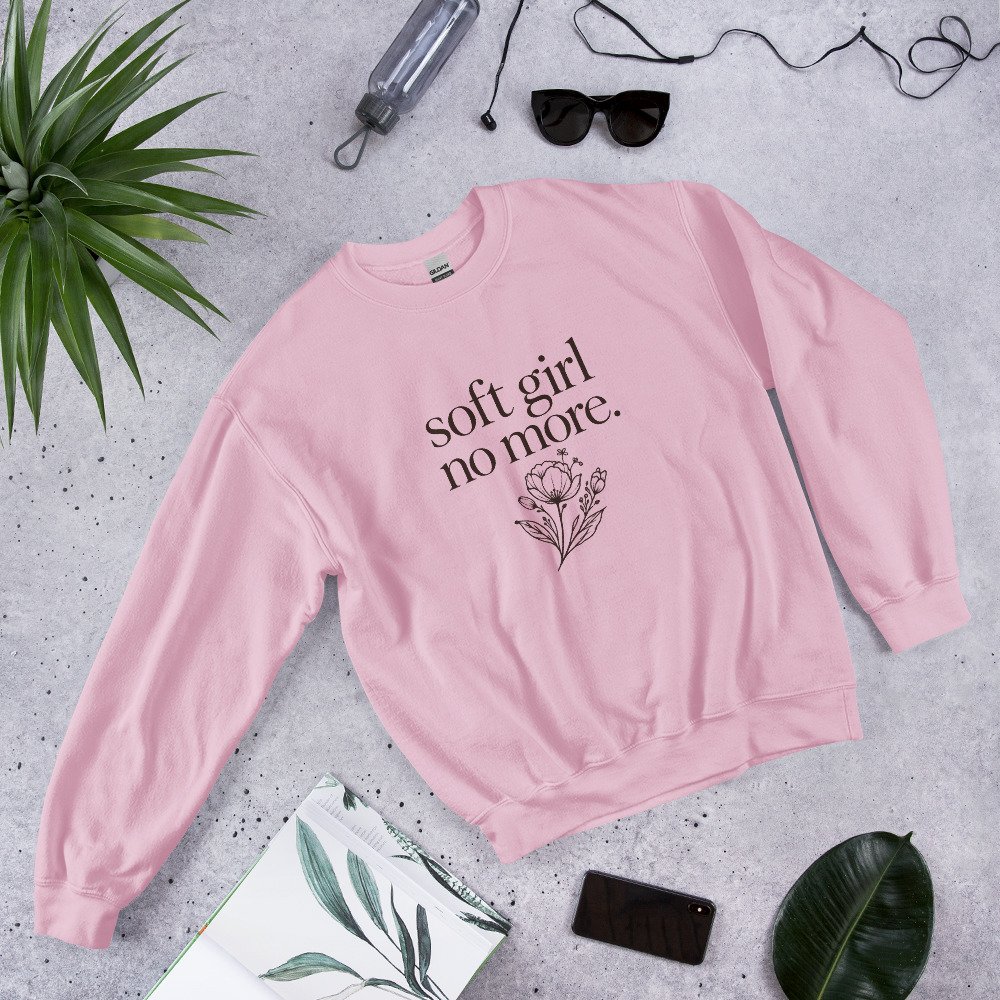 Soft Girl No More Sweatshirt - Image 3