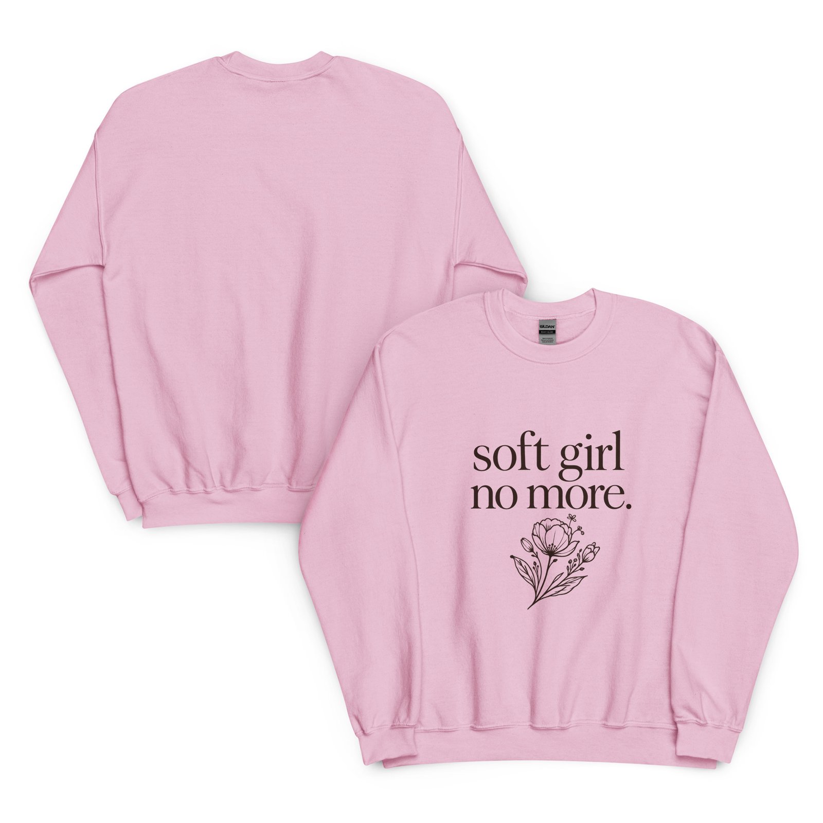 Soft Girl No More Sweatshirt - Image 4